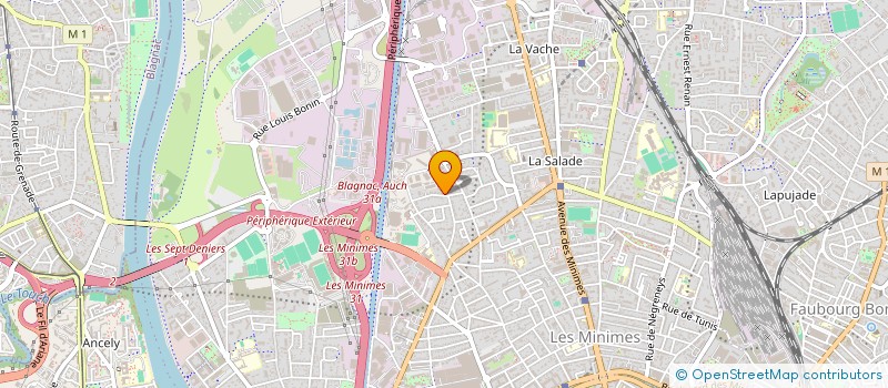 localisation de l'entreprise CAD-D'INVEST  TOULOUSE