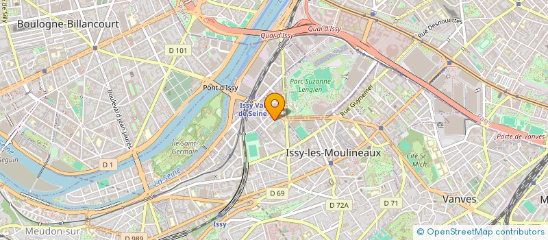 localisation de l'entreprise CAD DEVELOPPEMENT à ISSY-LES-MOULINEAUX
