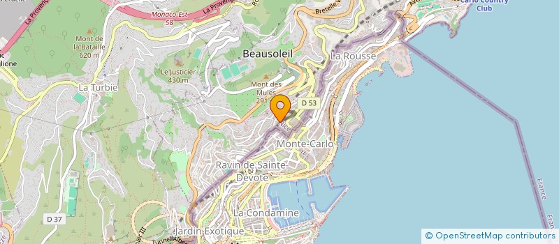 localisation de l'entreprise CAD DU LITTORAL à BEAUSOLEIL