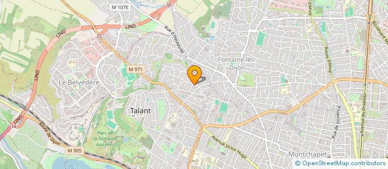 localisation de l'entreprise CAD EXPERTS  TALANT