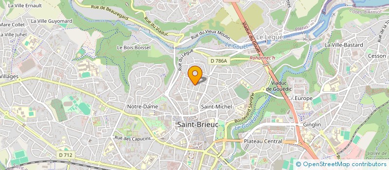 localisation de l'entreprise CAD HOLDING à SAINT-BRIEUC