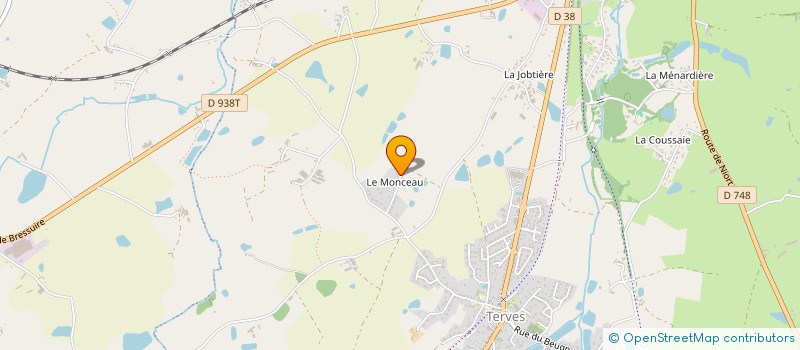 localisation de l'entreprise CAD IMMO  BRESSUIRE