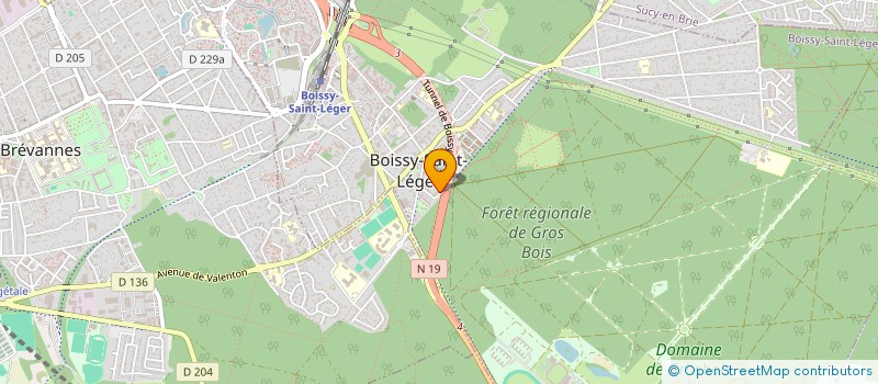localisation de l'entreprise CAD INTEROP à BOISSY-SAINT-LEGER