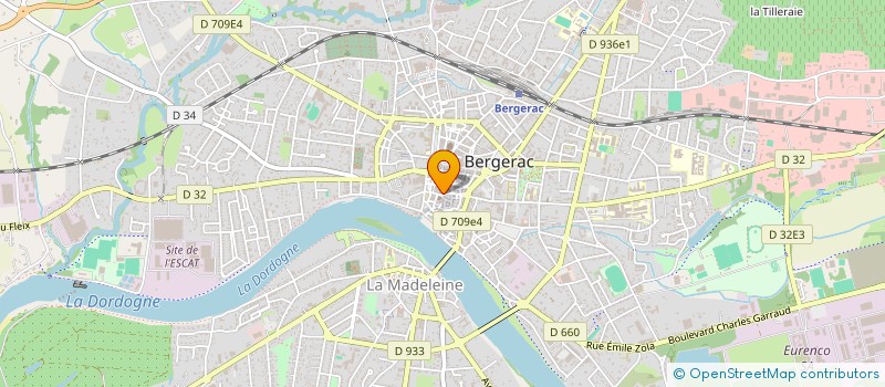 localisation de l'entreprise CAD OBJET à BERGERAC