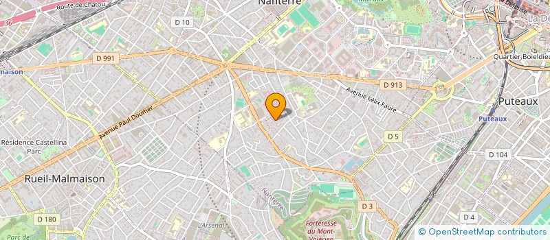 localisation de l'entreprise CAD RENOVATIONS à NANTERRE