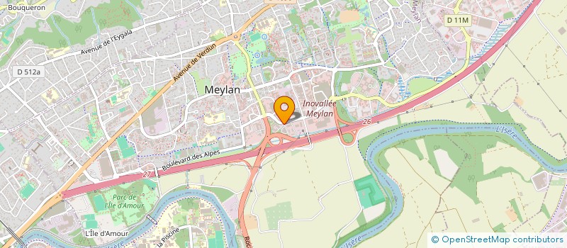 localisation de l'entreprise CAD RESSOURCES EUROPE à MEYLAN