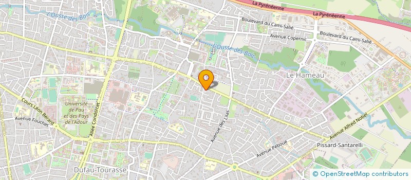 localisation de l'entreprise CAD2020 à PAU