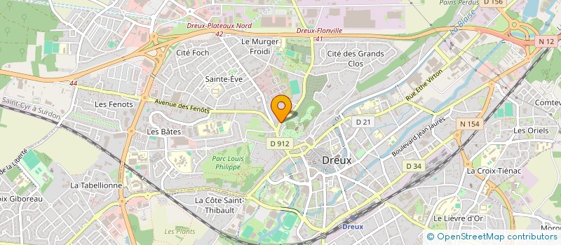 localisation de l'entreprise CAD28 à DREUX