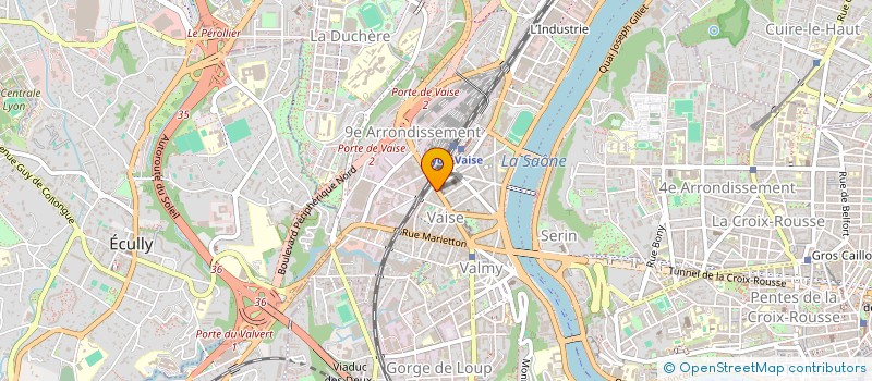 localisation de l'entreprise CADA à LYON