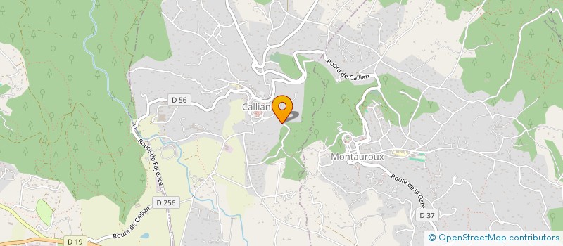 localisation de l'entreprise CADA à CALLIAN