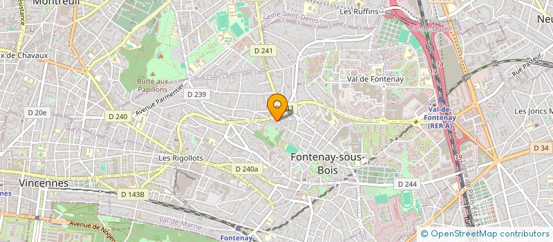 localisation de l'entreprise CADA DIA à FONTENAY-SOUS-BOIS