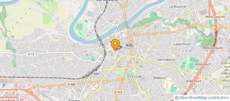 localisation de l'entreprise CADALAG à ALBI