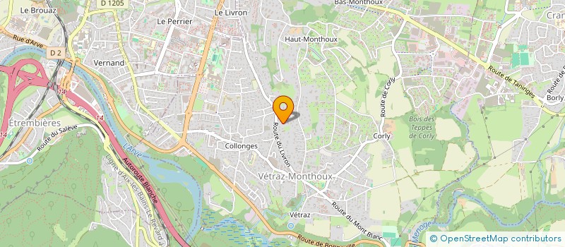 localisation de l'entreprise CADALICE  VETRAZ-MONTHOUX