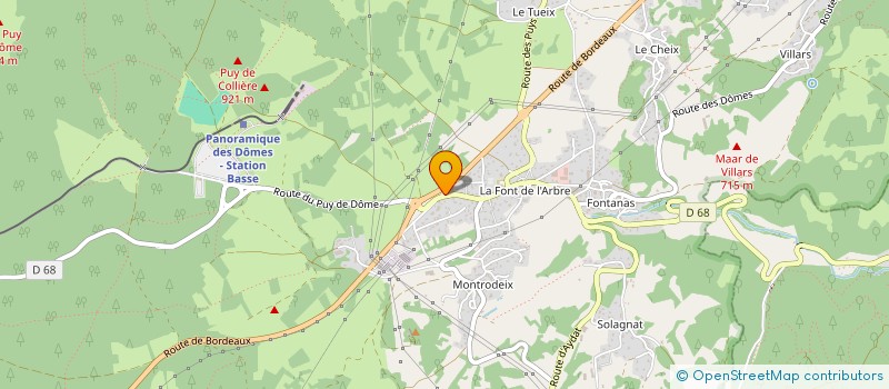 localisation de l'entreprise CADAM  ORCINES