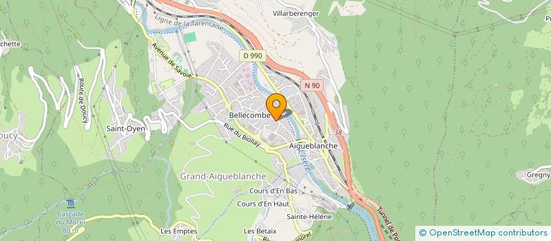 localisation de l'entreprise CADAMIA PATRIMOINE  GRAND-AIGUEBLANCHE