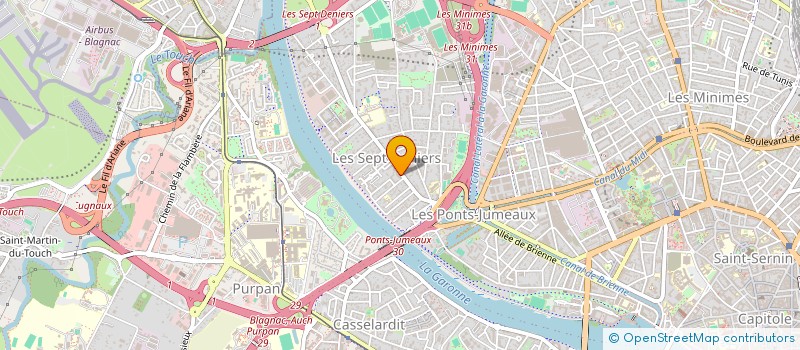 localisation de l'entreprise CADAMURO-CALLEGARI SOCIETE DE FAIT à TOULOUSE