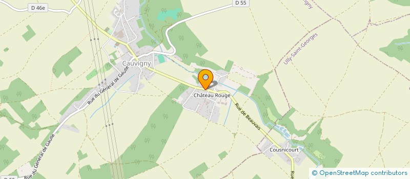 localisation de l'entreprise CADANI  CAUVIGNY