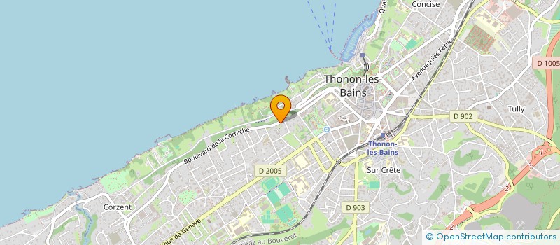 localisation de l'entreprise CADANSE à THONON-LES-BAINS