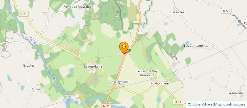 localisation de l'entreprise CADANSES FOLK à FLAVIGNAC