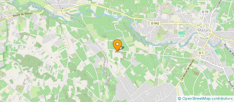 localisation de l'entreprise CADAOULE  MAZAN