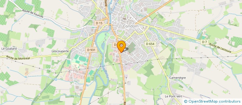 localisation de l'entreprise CADAPDAPAN  CONDOM