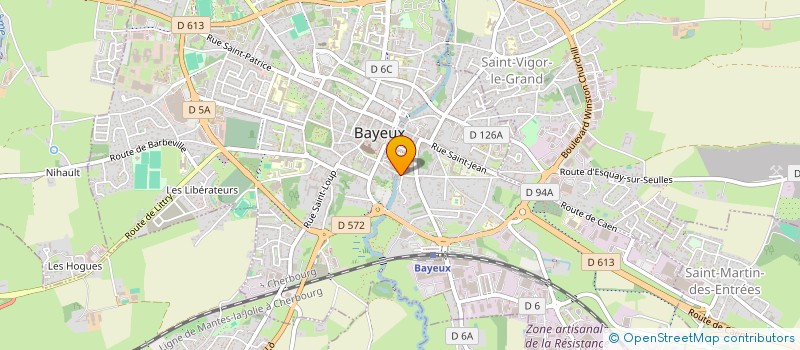 localisation de l'entreprise CADAQUES  BAYEUX