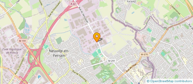 localisation de l'entreprise CADARA FRANCE à NEUVILLE-EN-FERRAIN