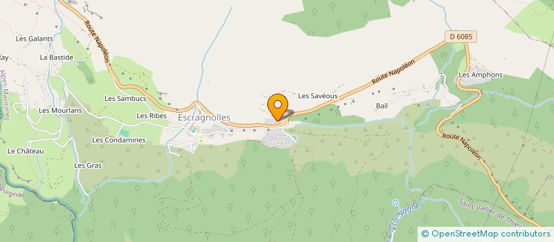 localisation de l'entreprise CADASA  ESCRAGNOLLES