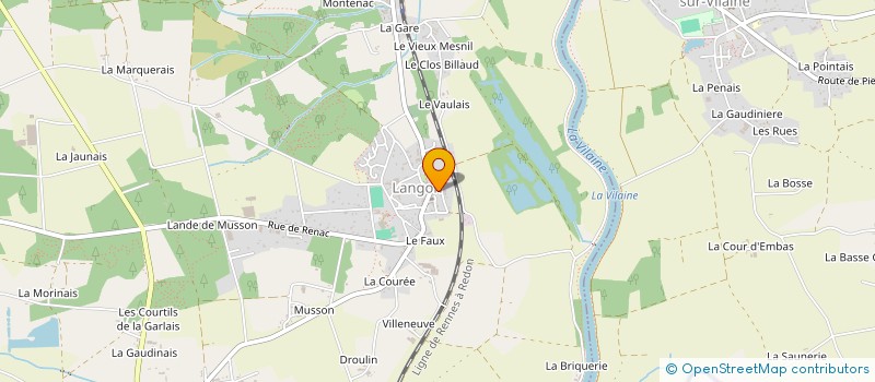 localisation de l'entreprise CADASTRE EXQUIS  LANGON