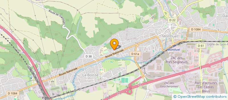 localisation de l'entreprise CADATOAL à LA BOISSE