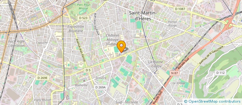 localisation de l'entreprise CADATWORK à GRENOBLE