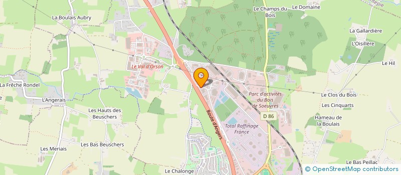 localisation de l'entreprise CADAU 3  VERN-SUR-SEICHE