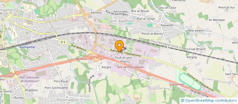 localisation de l'entreprise CADAVENIR  SAINT-AGATHON