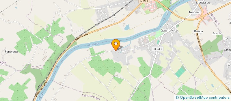 localisation de l'entreprise CADAY ROUGE MOTO TOURS  SAINT-VITE