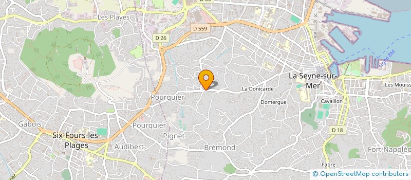 localisation de l'entreprise CADAZUR IMMO  LA SEYNE-SUR-MER
