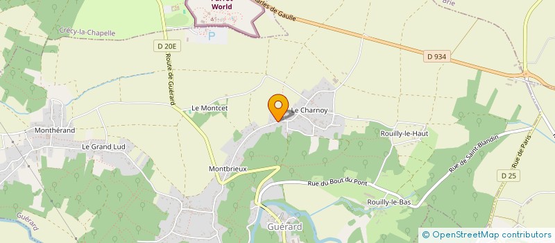 localisation de l'entreprise CADB  GUERARD