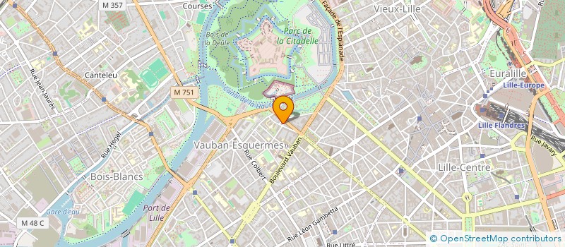 localisation de l'entreprise CADB à LILLE