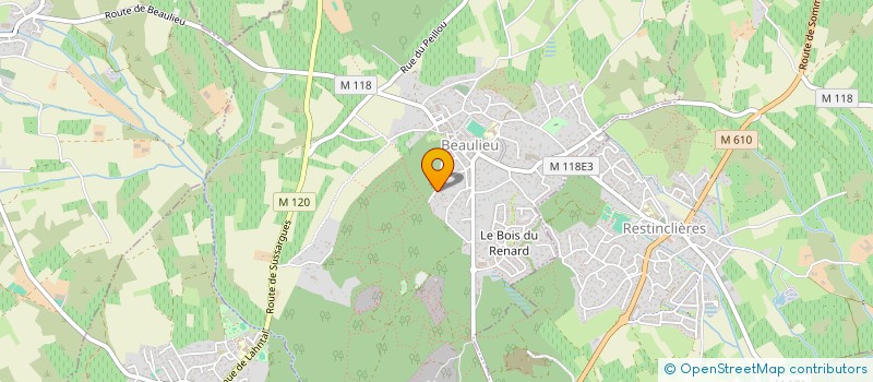 localisation de l'entreprise CADCAB à BEAULIEU