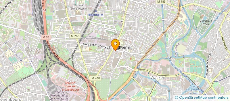 localisation de l'entreprise CADDIE à SCHILTIGHEIM