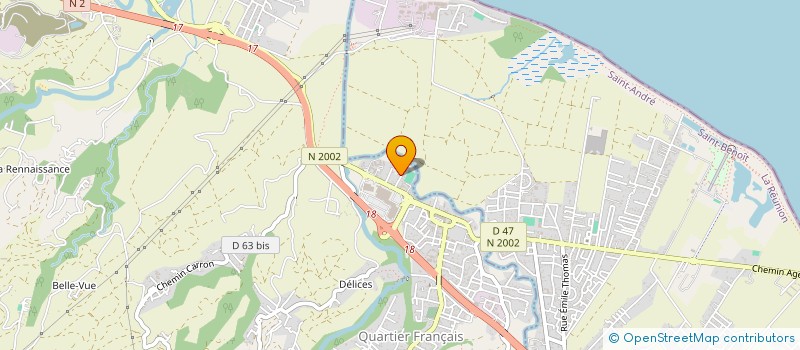 localisation de l'entreprise CADDIE PLUS  SAINTE-SUZANNE