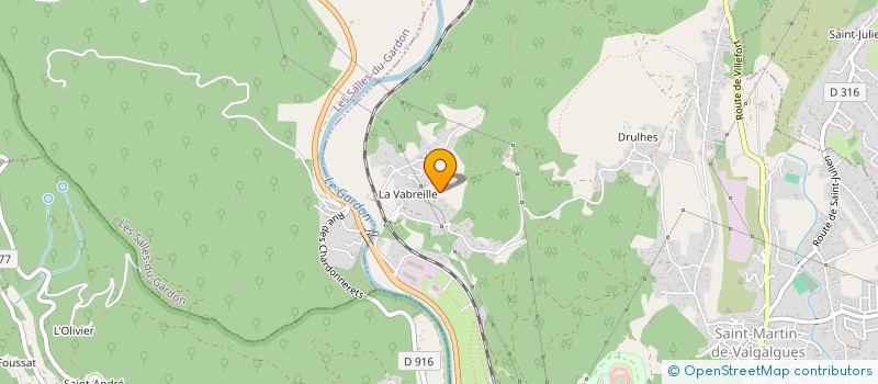 localisation de l'entreprise CADE  SAINT-MARTIN-DE-VALGALGUES