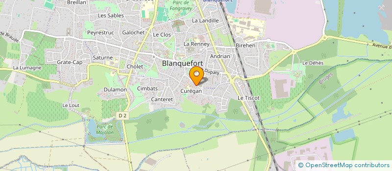 localisation de l'entreprise CADE PLOMBERIE à BLANQUEFORT