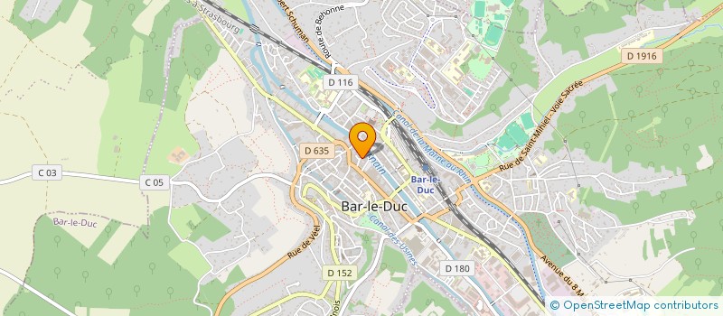 localisation de l'entreprise CADE SCI à BAR-LE-DUC