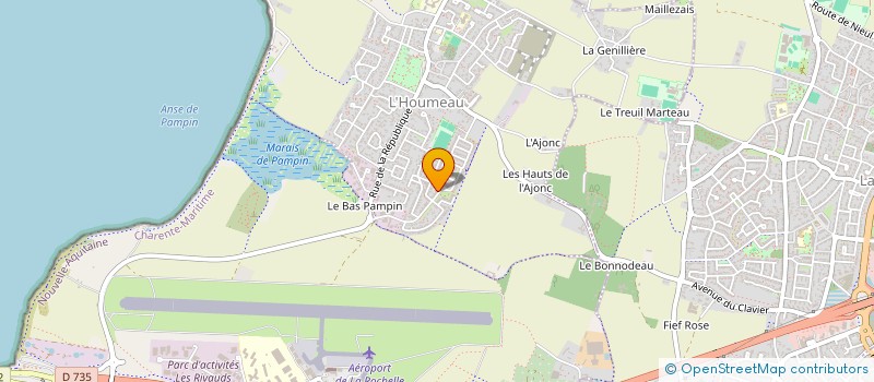 localisation de l'entreprise CADE SOFT  L'HOUMEAU