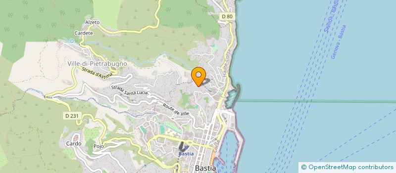 localisation de l'entreprise CADEAL à BASTIA