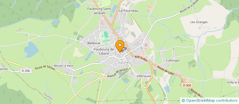 localisation de l'entreprise CADEAU GOURMAND à SAULIEU