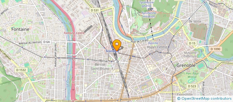 localisation de l'entreprise CADEAUX EXPRESS 38 à GRENOBLE