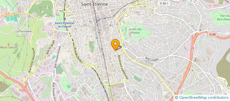 localisation de l'entreprise CADEAUX IMPORT à SAINT-ETIENNE