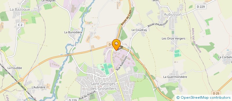 localisation de l'entreprise CADECAP INDUSTRIE SITE DE FLERS à SAINT-GEORGES-DES-GROSEILLERS