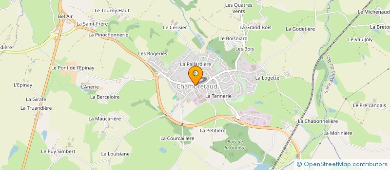 localisation de l'entreprise CADELIE INSTITUT à CHANVERRIE